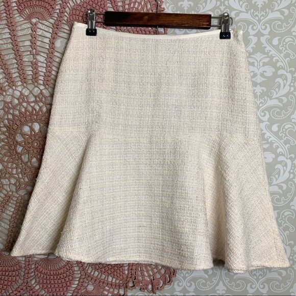 White tweed skirt - Picture 2 of 2